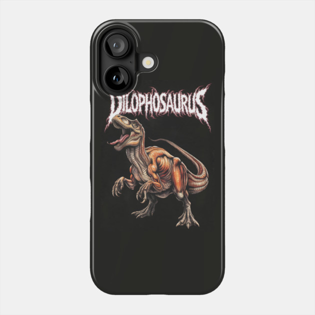 Dilophosaurus Dinosaur Phone Case by animegirlnft