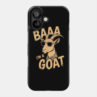 Baaa I'm A Goat Animal Pun Farm Life Phone Case