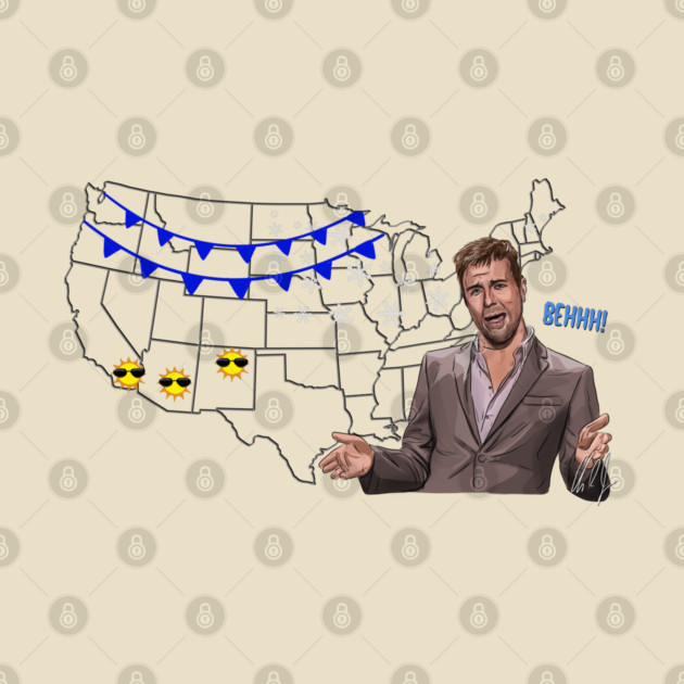 SNL: Weatherman Brad Pitt by 51Deesigns