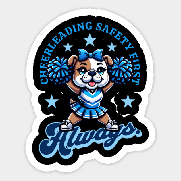 Cheerleading Safety First - Always Promote Safe Stunting Magnet by creative