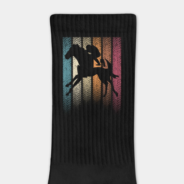 horse racing vintage retro by BEZZAIM