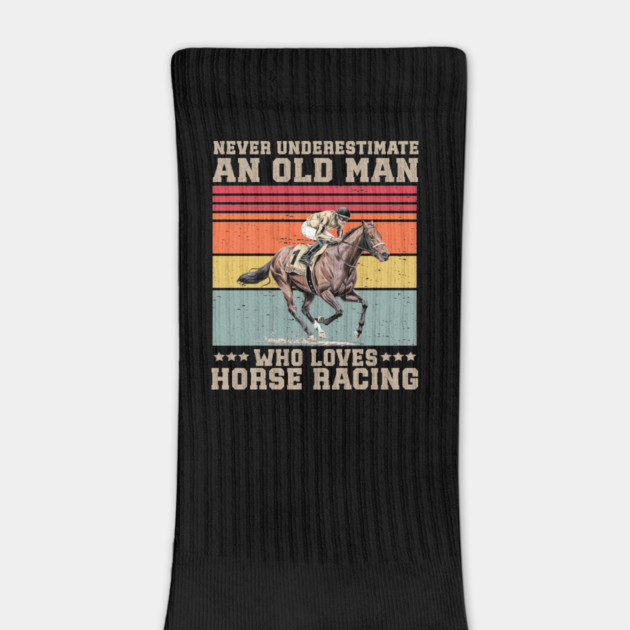 Funny quote old man jockey derby by BEZZAIM