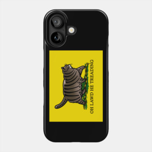 Oh Lawd He Treading Tabby Colorblock Phone Case