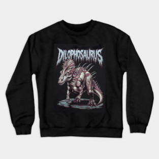 Dilophosaurus Dinosaur Crewneck Sweatshirt