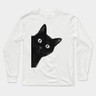 Black cat Long Sleeve T-Shirt
