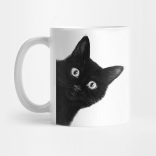 Black cat Mug