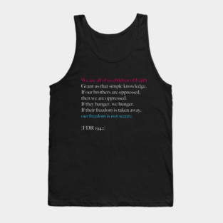 We Are Children of Earth Tank Top
