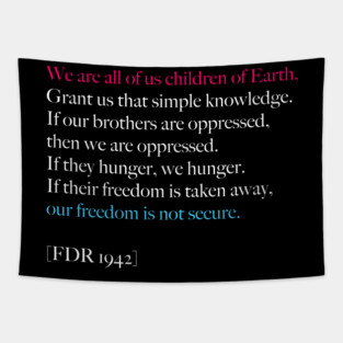 We Are Children of Earth Tapestry