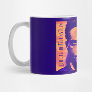 Ludwig Wittgenstein quote: “Nothing is so difficult as not deceiving oneself.” Mug