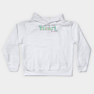 Bless Your Heart Green and Pink - Sweet Valentine’s Day Sticker for Laptops & Kindles Kids Hoodie