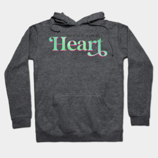Bless Your Heart Green and Pink - Sweet Valentine’s Day Sticker for Laptops & Kindles Hoodie