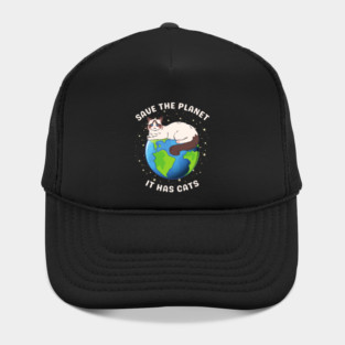 Save the Planet – It Has Cats Hat
