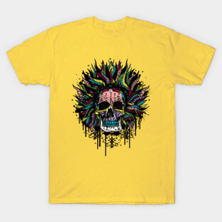 Magical Voodoo Skull Warrior T-Shirt