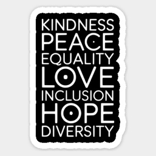 Kindness-Peace-Equality-Love-Inclusion-Hope-Diversity-Retro Magnet