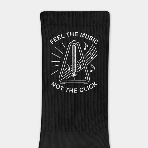 Feel the Music. Not the Click (Dark) by filiposwear