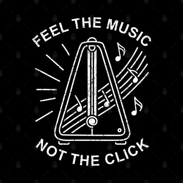 Feel the Music. Not the Click (Dark) by filiposwear
