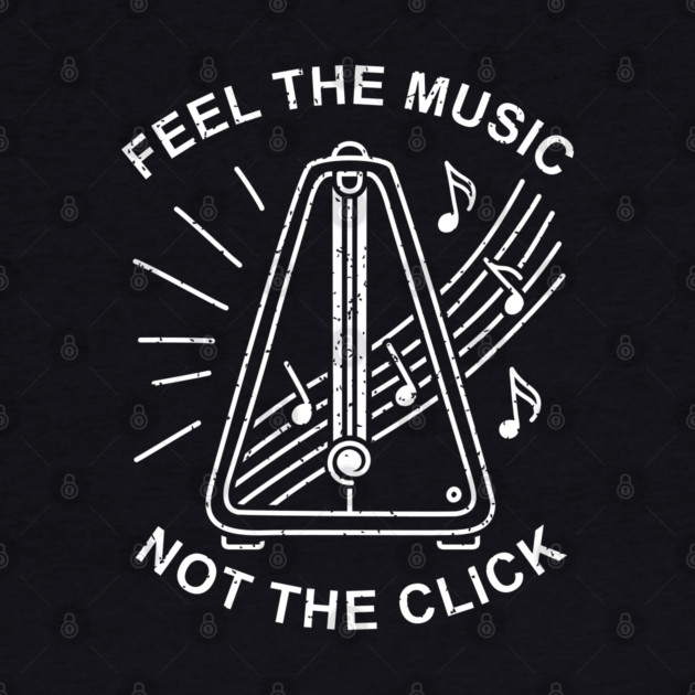 Feel the Music. Not the Click (Dark) by filiposwear