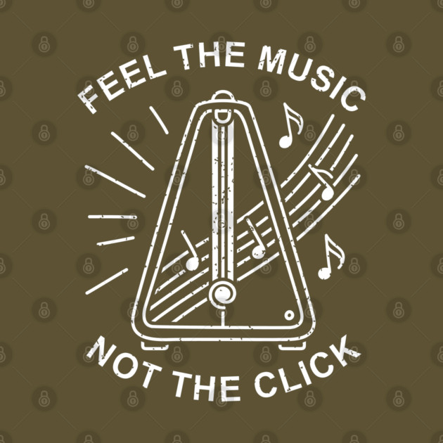 Feel the Music. Not the Click (Dark) by filiposwear