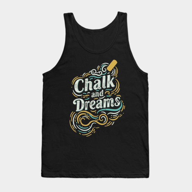 Chalk And Dreams Tank Top by enrynz