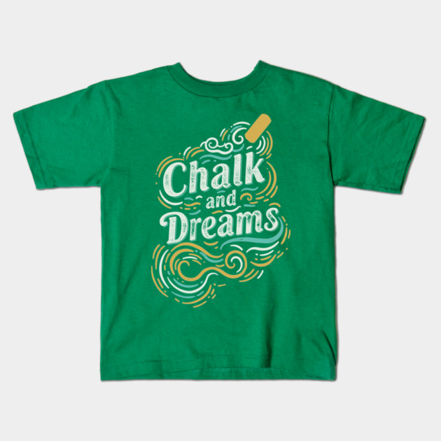 Chalk And Dreams Kids T-Shirt by enrynz