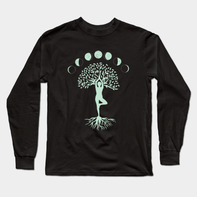Yoga Serenity: Balance, Mindfulness, and Inner Peace Long Sleeve T-Shirt by Steve