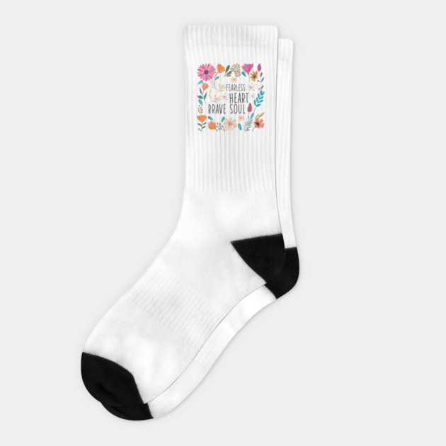 Mind Matters: Spread Positivity and Self-Care Awareness Socks by Steve