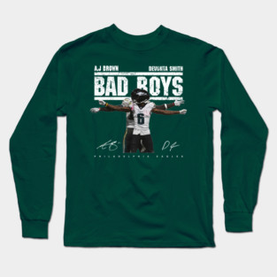 AJ Brown x Devonta Smith Bad Boys Celebration Long Sleeve T-Shirt