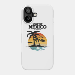 Gulf of Mexico Forever | Vintage Sunset Beach Design Phone Case