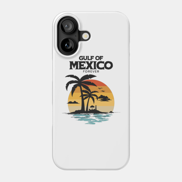 Gulf of Mexico Forever | Vintage Sunset Beach Design Phone Case by ArtistTee ⭐⭐⭐⭐⭐