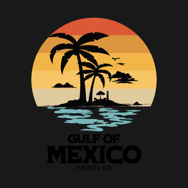 Gulf of Mexico Forever | Vintage Sunset Beach Design by ArtistTee ⭐⭐⭐⭐⭐
