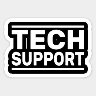 Tech-Support-Retro-Vintage Sticker