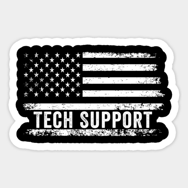 Tech Support White House Tech Support Sticker by ArtistTee ⭐⭐⭐⭐⭐