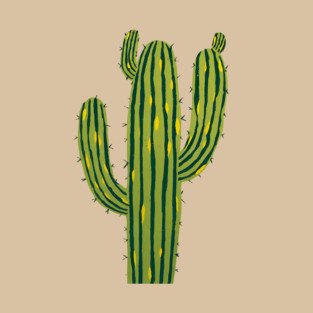 Striped Desert Cactus T-Shirt