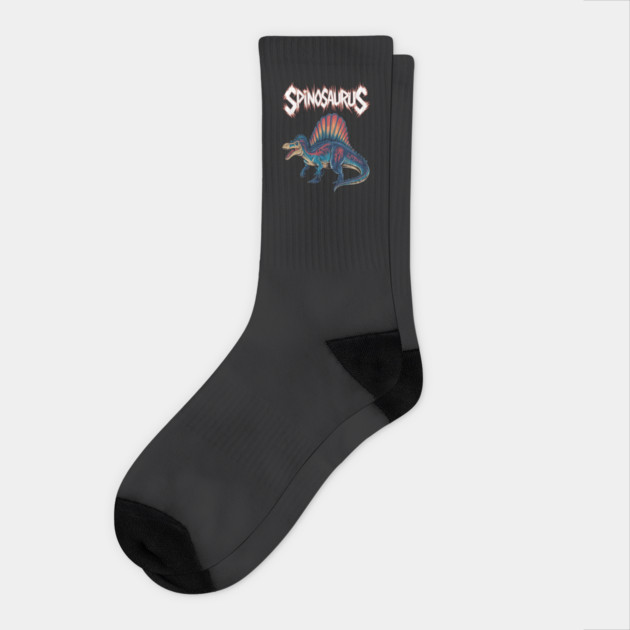 Spinosaurus Dinosaur Socks by animegirlnft