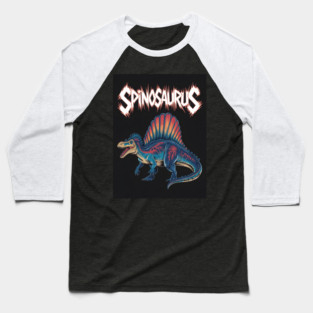 Spinosaurus Dinosaur Baseball T-Shirt