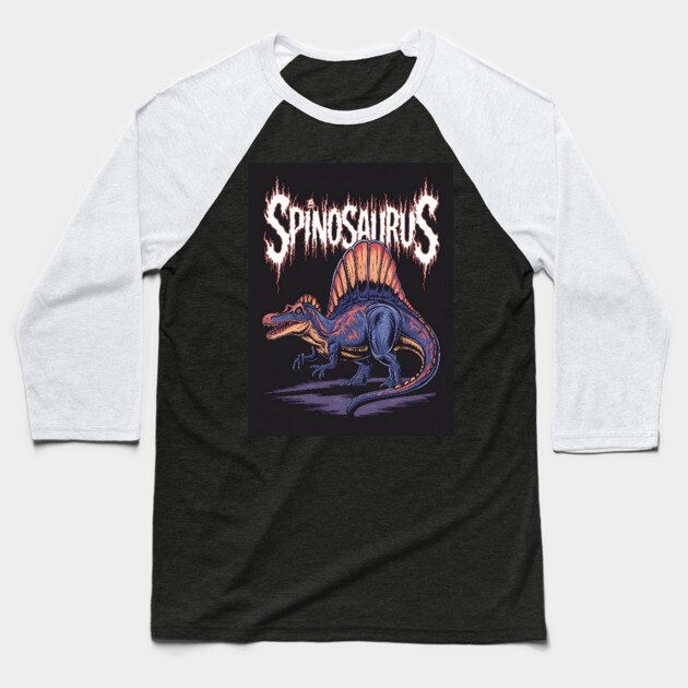 Spinosaurus Baseball T-Shirt by animegirlnft