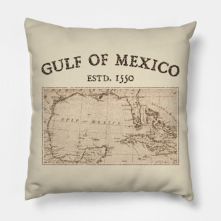 Gulf Of Mexico 1550 Pillow