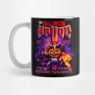 Rey Mysterio Jr VS Eddie Guerrero - Halloween Havoc 1997 Mug