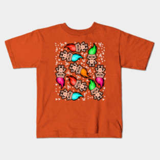 Troll Pattern Kids T-Shirt