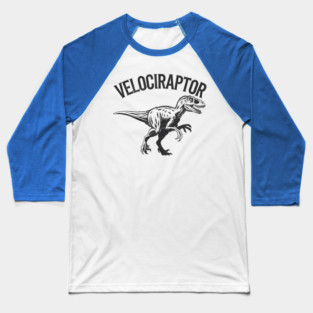 Velociraptor Baseball T-Shirt