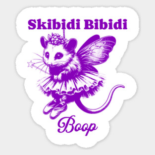 Vintage Fairy Godpossum Skibidi Bibidi Boop Magnet