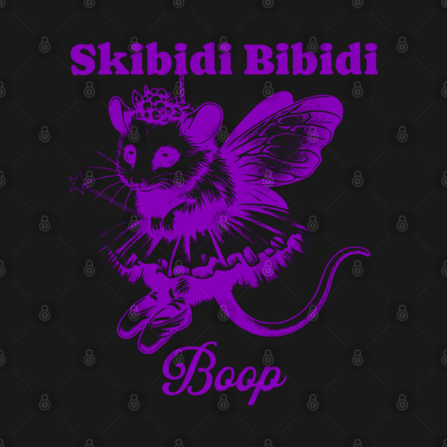 Vintage Fairy Godpossum Skibidi Bibidi Boop by Luxinda