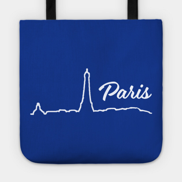 Paris Minimalist Line Art Cityscape Tote by DonWillisJrArt