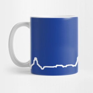 Paris Minimalist Line Art Cityscape Mug