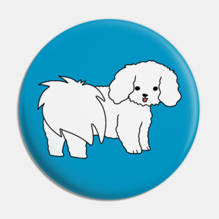 Bichon Frise Pin