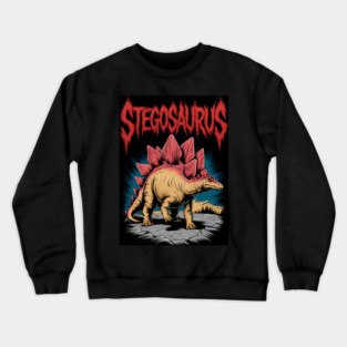 Stegosaurus Dinosaur Crewneck Sweatshirt