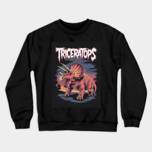Triceratops Dinosaur Crewneck Sweatshirt