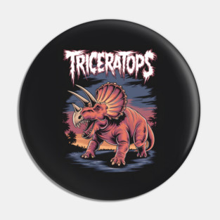 Triceratops Dinosaur Pin