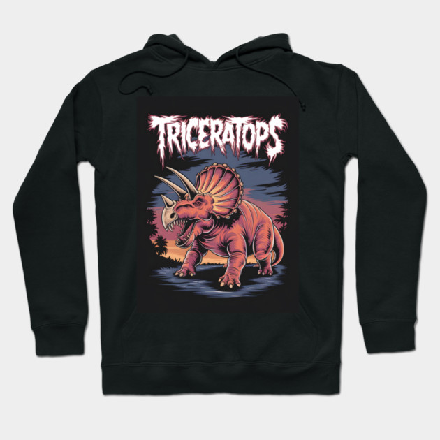 Triceratops Dinosaur Hoodie by animegirlnft