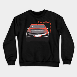 Opel Insignia illustration Crewneck Sweatshirt